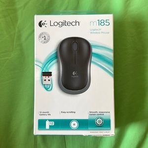 New Logitech M185 Wireless Mouse USB for PC Windows, Mac